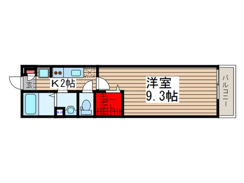 間取図 リブリ・ベルカーサＳＡＤＡＫＩ