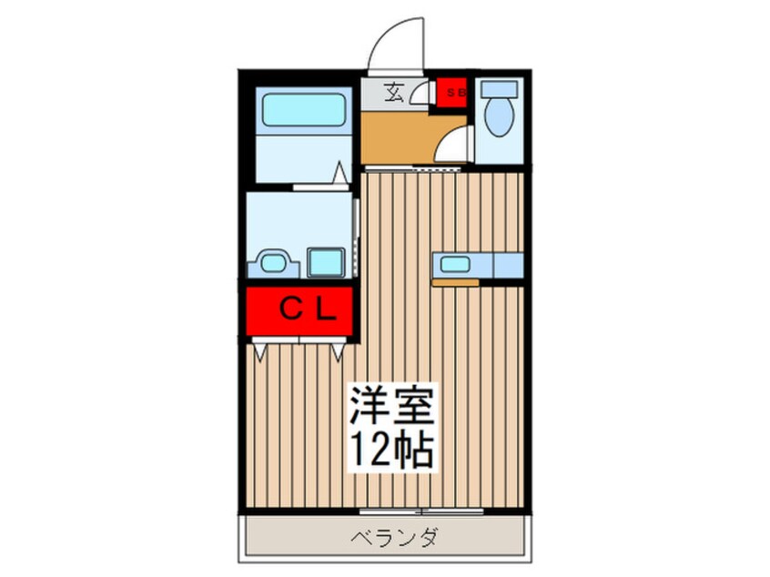 間取図 グラシュ－ドゥ