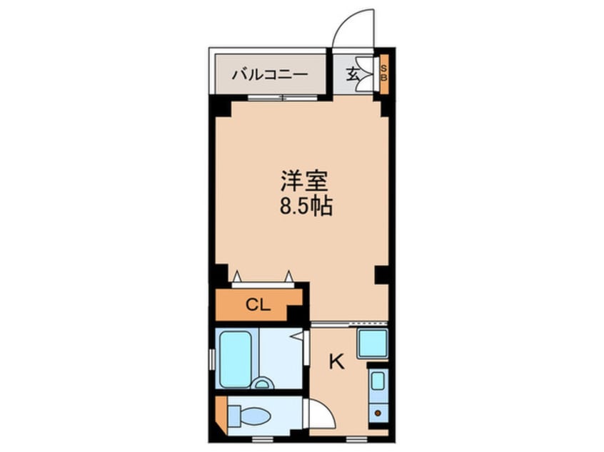 間取図 Mコーポ