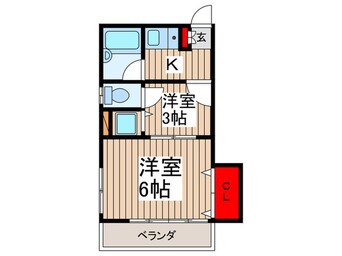 間取図 コンフォートフタバ