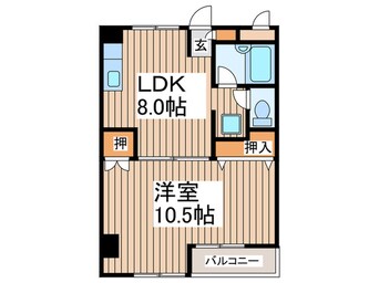 間取図 グレイス林間