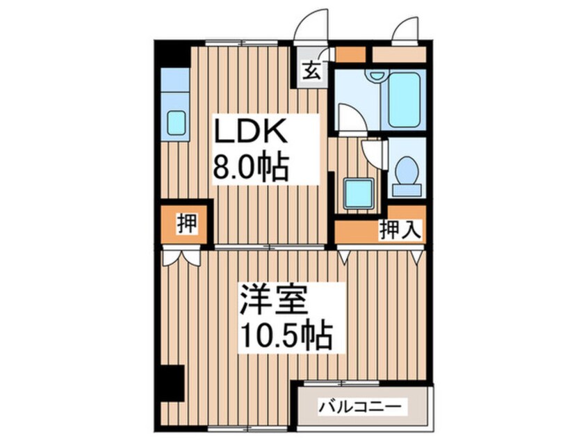 間取図 グレイス林間