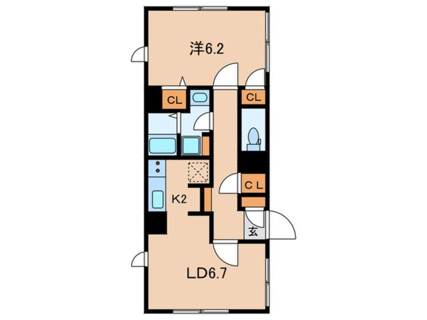 間取図 ミレドゥーエ西小山