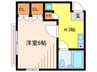 メゾン コスモス 1Kの間取り