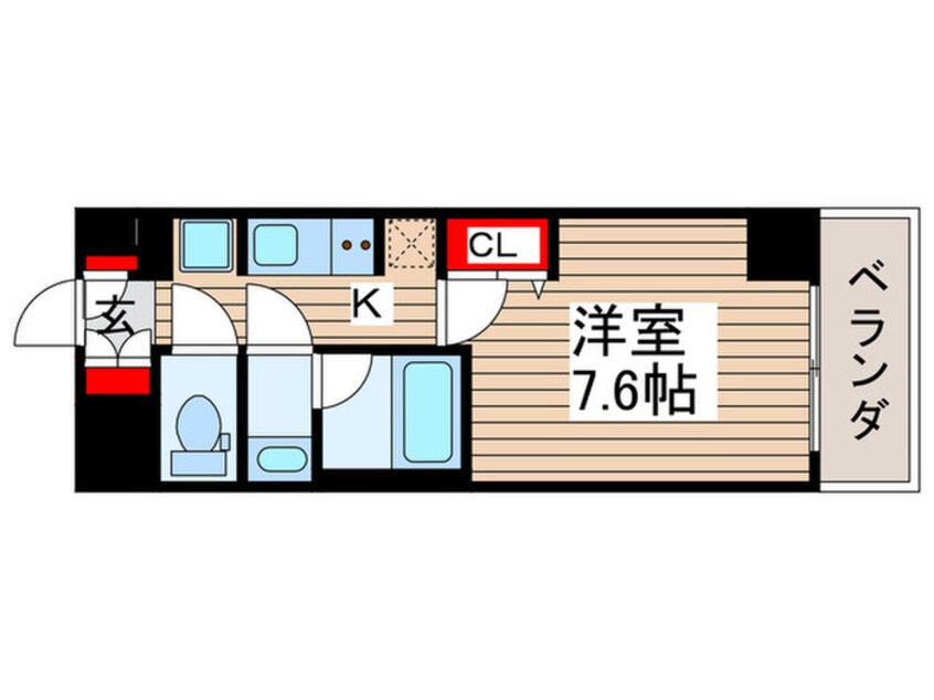 間取図 リビオメゾン南砂町