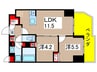 リビオメゾン南砂町 2LDKの間取り