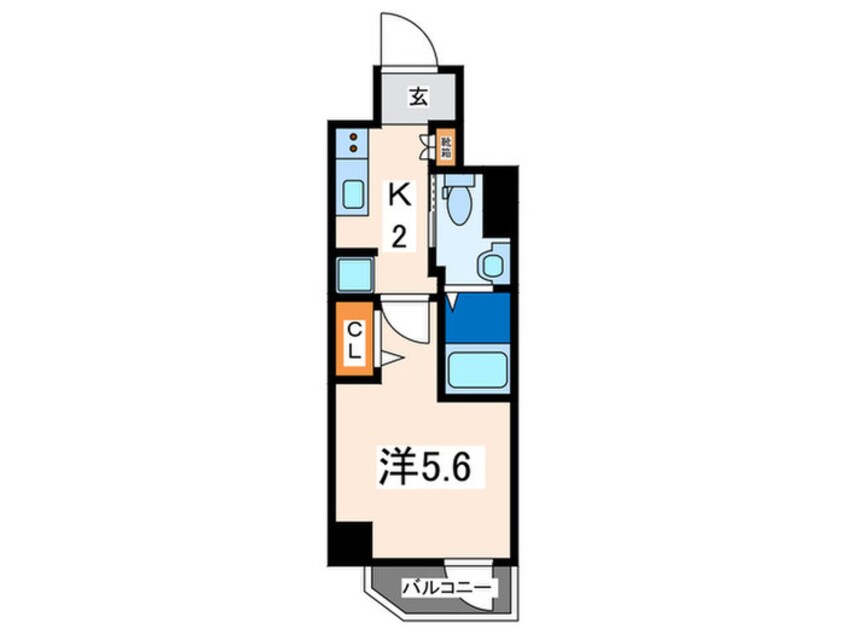 間取図 S-RESIDENCE横濱阪東橋