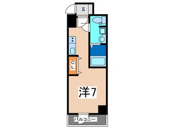 間取図 S-RESIDENCE横濱阪東橋