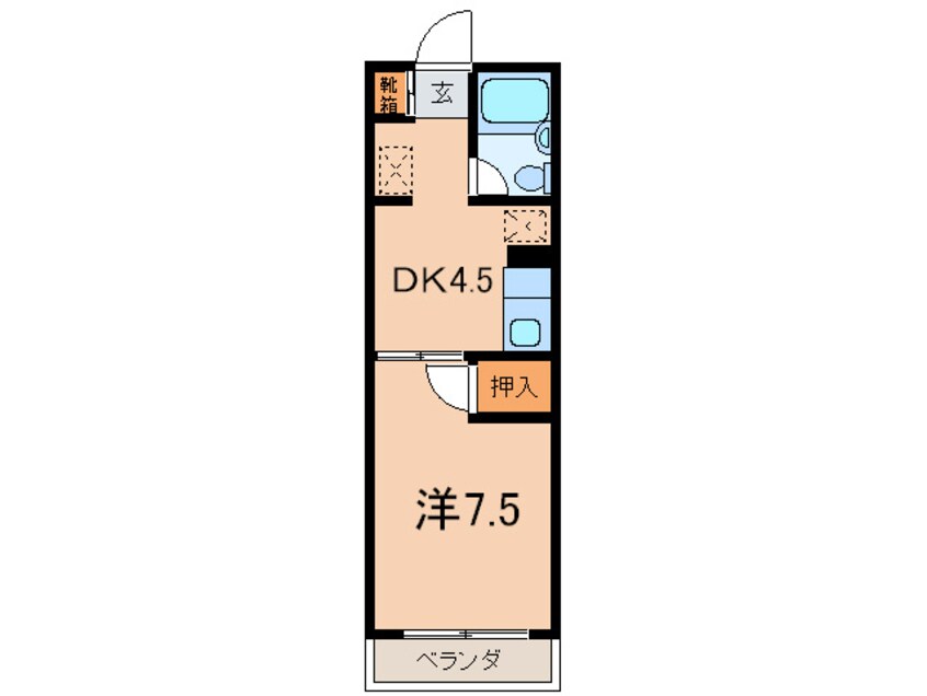 間取図 美しが丘マンション