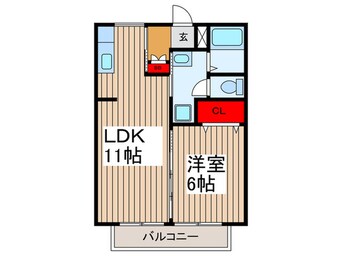 間取図 第２はなコ－ポ