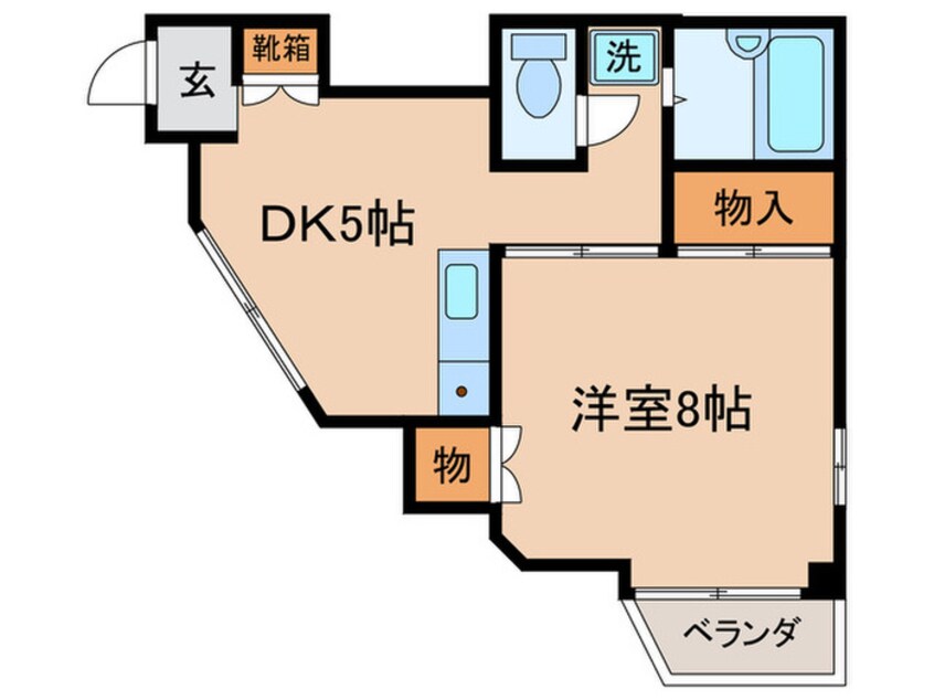 間取図 パ－クサイド等々力