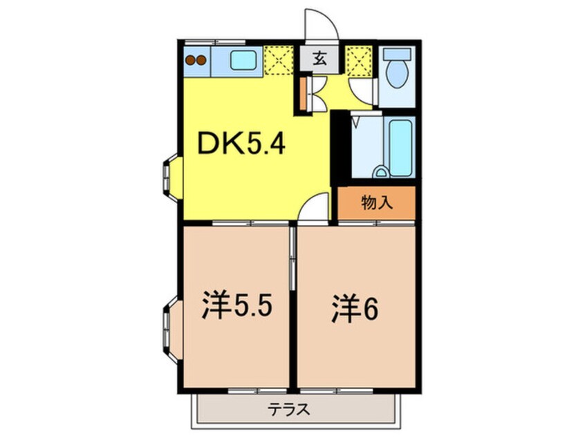 間取図 Ｊｏｙ深沢