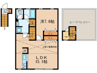 間取図 スト－リア等々力(101除く)