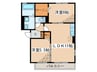 gufo casa 2LDKの間取り