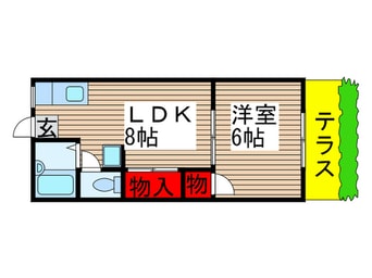 間取図 ヒルサイド臼井