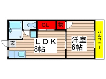 間取図 ヒルサイド臼井