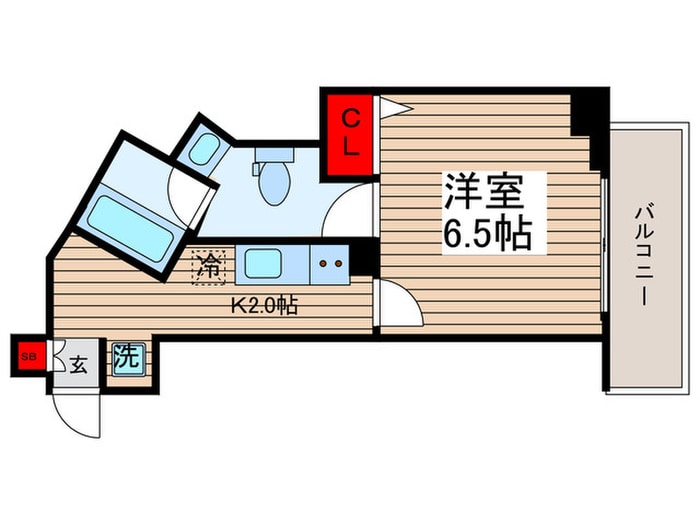 間取り図 アイルカナーレ門前仲町（303）