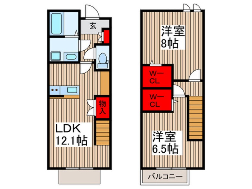 間取図 フォレストコート原町