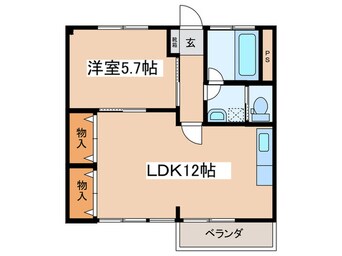 間取図 稲荷森マンション