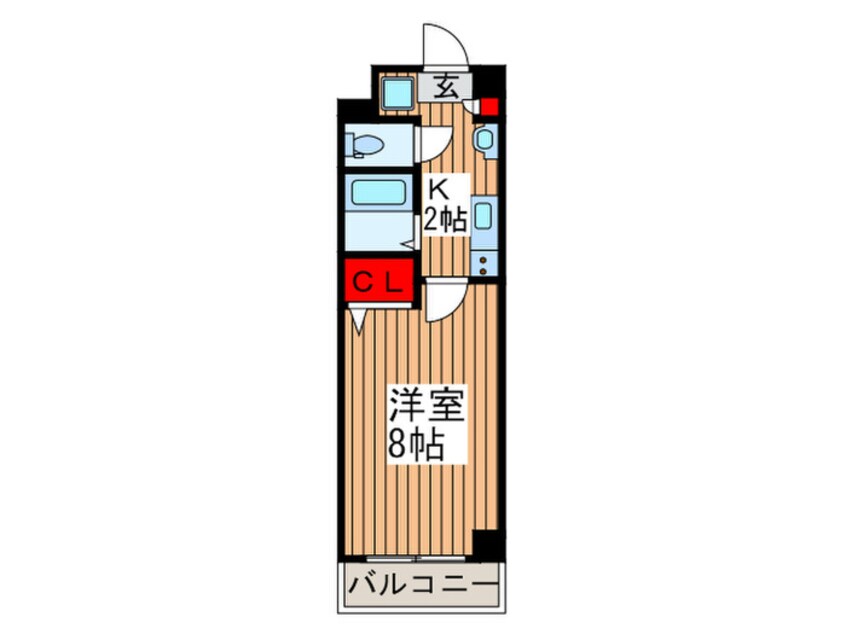 間取図 アルファコート西川口４（201）