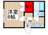 エスコート戸田公園 1Rの間取り