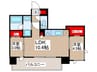 クレヴィアリグゼ錦糸町 2LDKの間取り