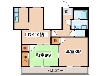 間取図 エレガンス西湘