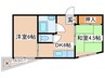 エランドール藤橋 2DKの間取り