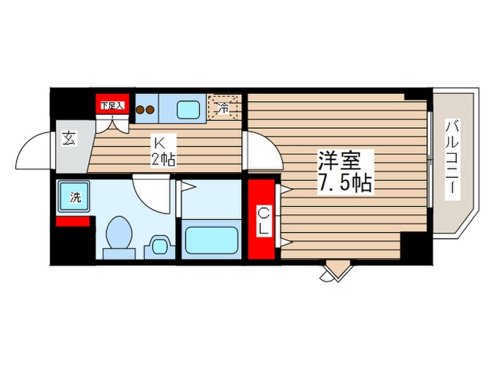 間取り図 Amavel SUMIDA(204)