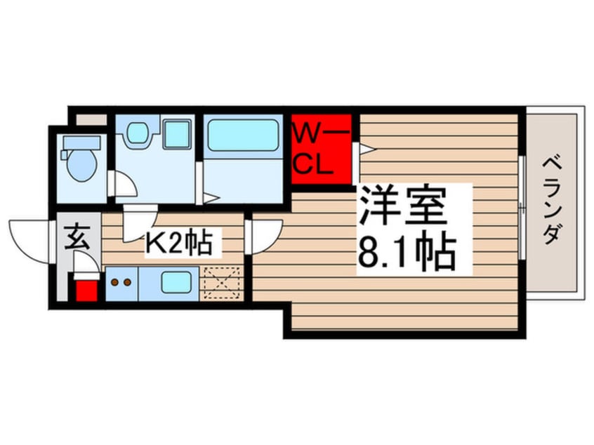 間取図 KLEIS常盤平