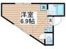 ディアコート小岩 1Rの間取り