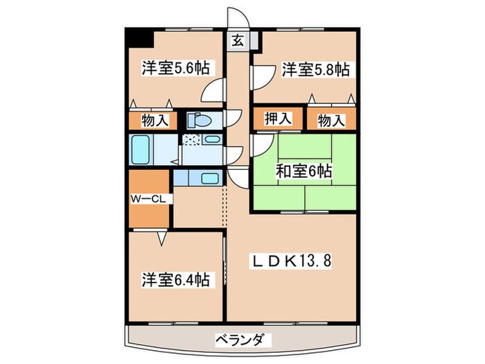 間取り図 ディアコ－ト