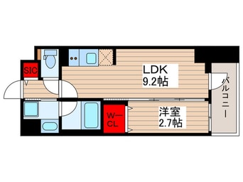 間取図 ｼｰｽﾞﾝﾌﾗｯﾂ押上ﾃﾗｽ