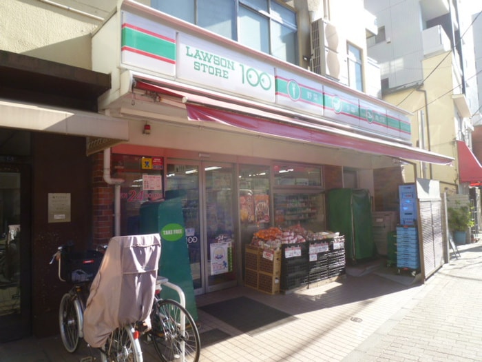 ローソンストア100(コンビニ)まで130m ｼｰｽﾞﾝﾌﾗｯﾂ押上ﾃﾗｽ