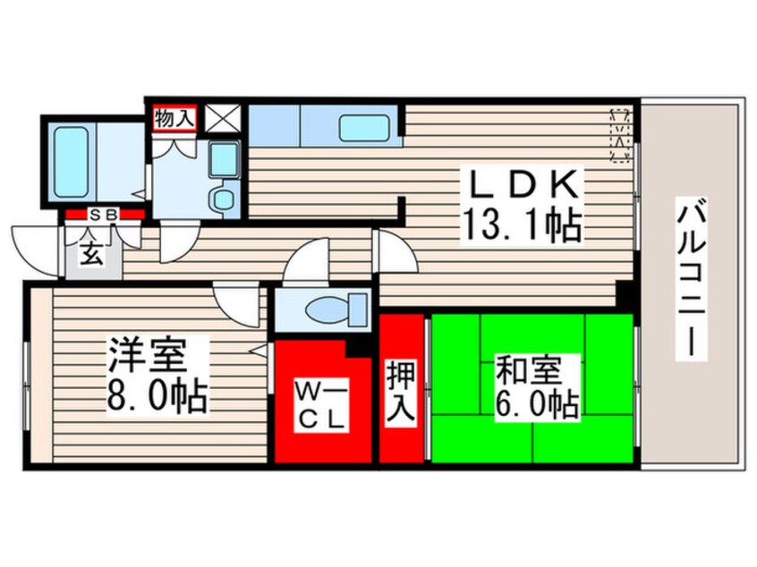 間取図 グレース玄海