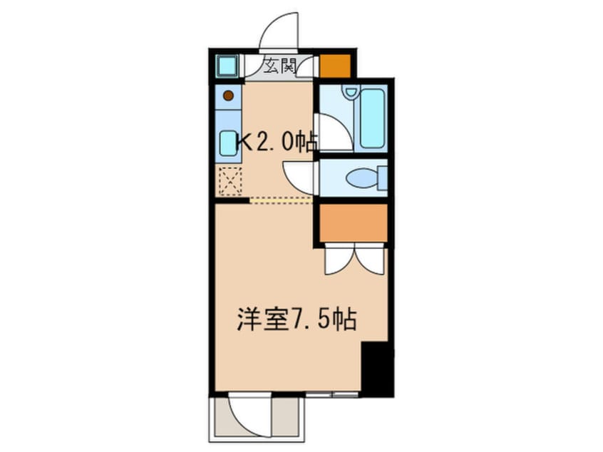 間取図 グリーン江戸川橋