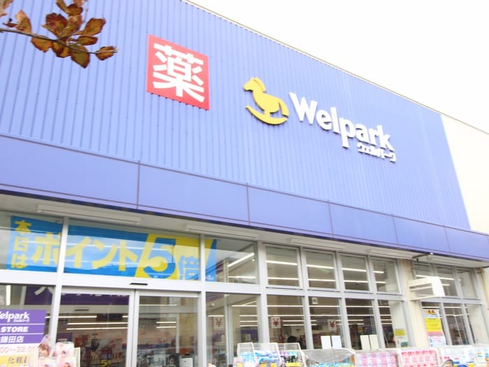ウェルパーク鎌田店(ドラッグストア)まで222m エイシンハイム