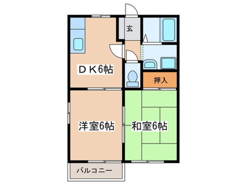 間取図 シャルム下落合