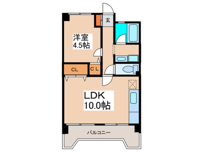 間取図 アクティブ青葉台