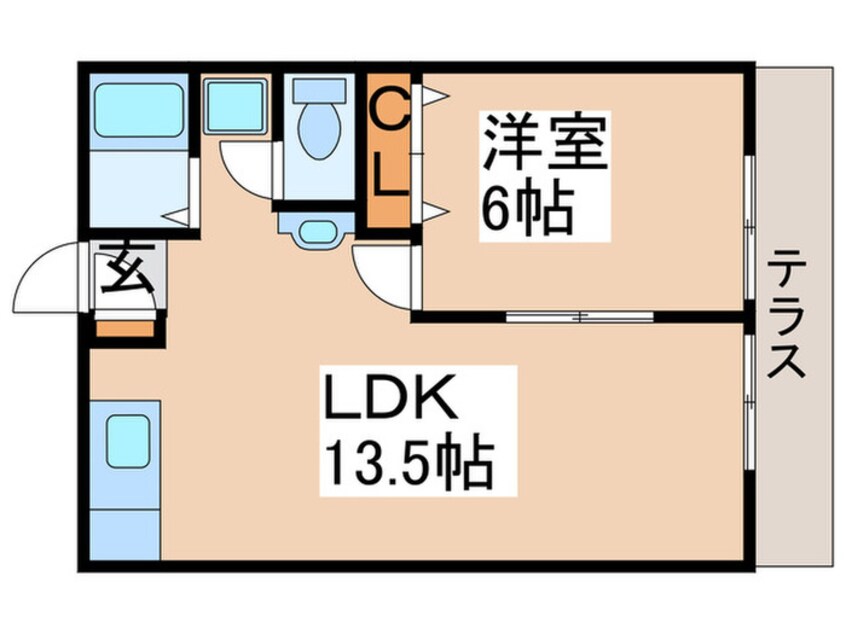 間取図 グリ－ンハイツ