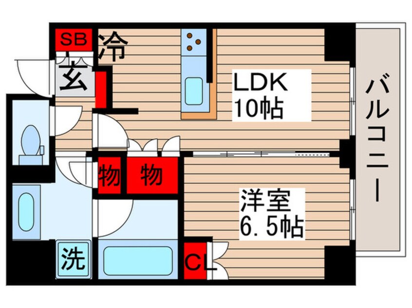 間取図 プライマル勝どき