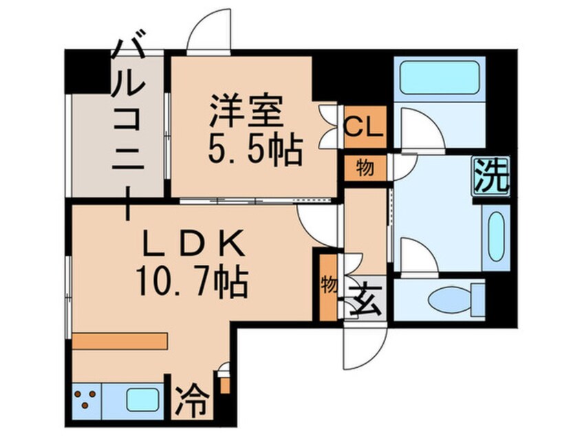 間取図 プライマル勝どき