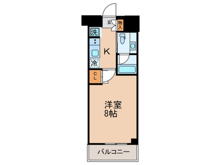 間取図 プライマル勝どき