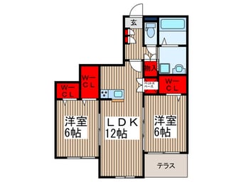 間取図 グランメゾン戸田