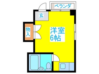 間取図 シャンブレ－中村