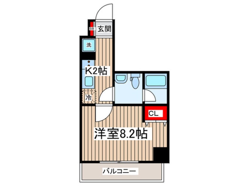 間取図 レオーネ錦糸町Ⅱ