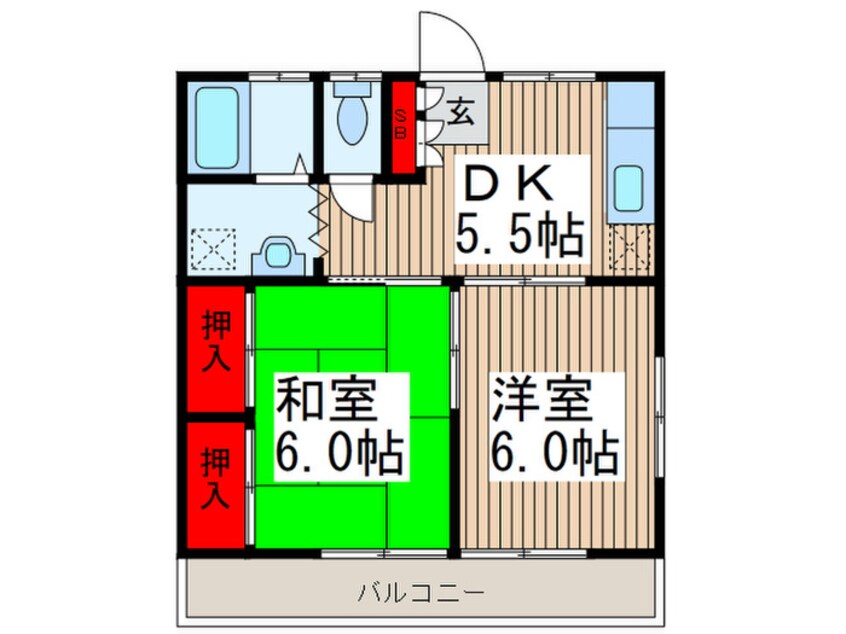 間取図 市川ビル