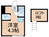 Ｍ‘哲学堂公園 1Rの間取り