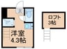 Ｍ‘哲学堂公園 1Rの間取り