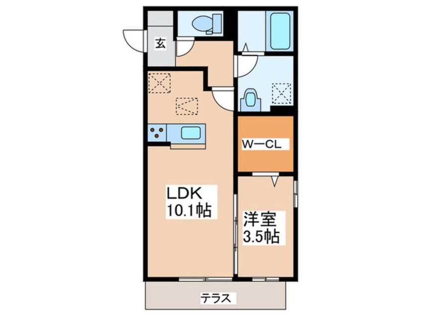 間取図 ティーロワ湘南